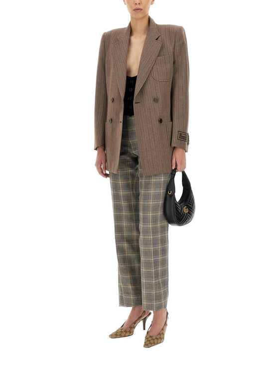 HERRINGBONE WOOL JACKET
