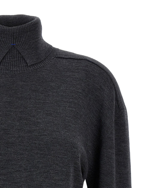 High neck sweater