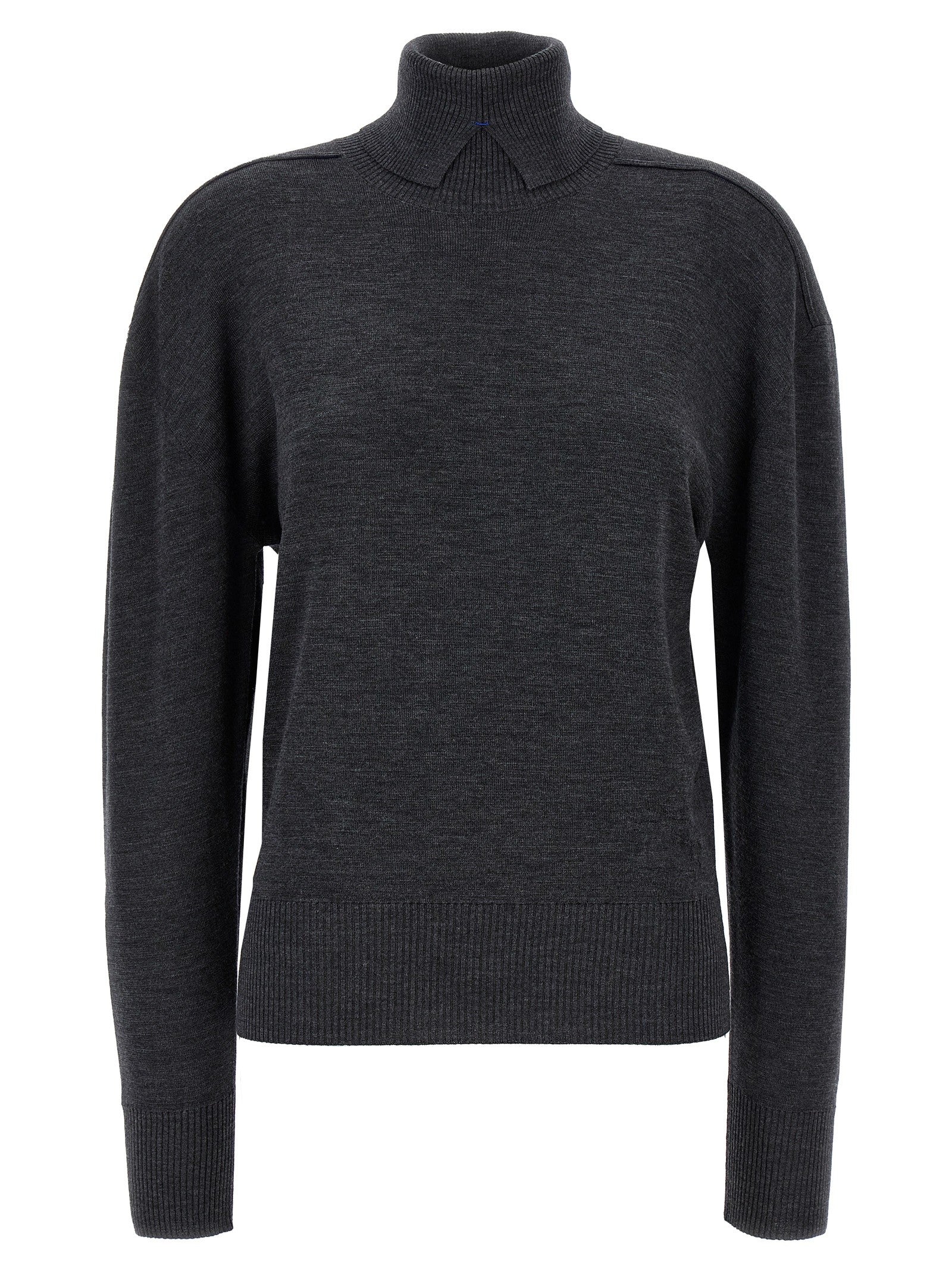 High neck sweater