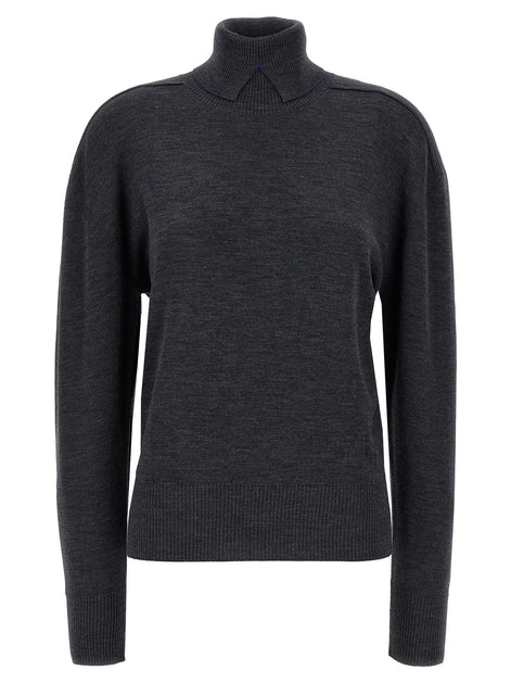 High neck sweater