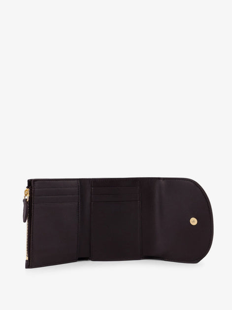 Burberry Highlands Compact wallet with leather inserts