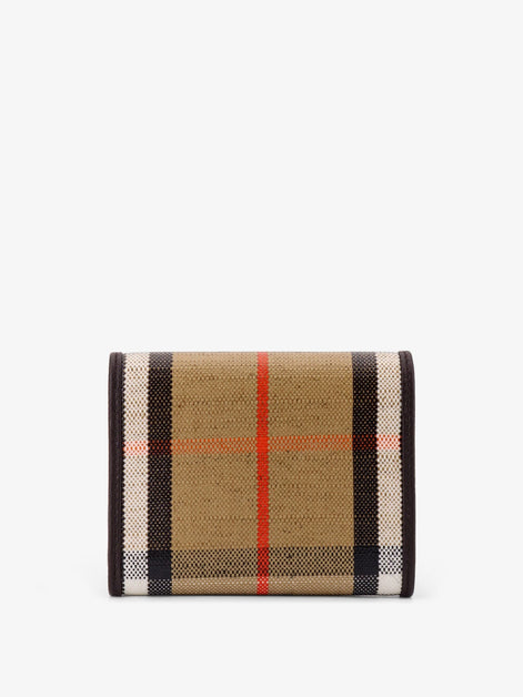 Highlands Compact wallet with leather inserts
