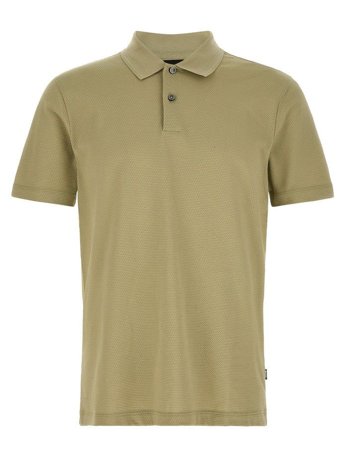 Honeycomb polo shirt