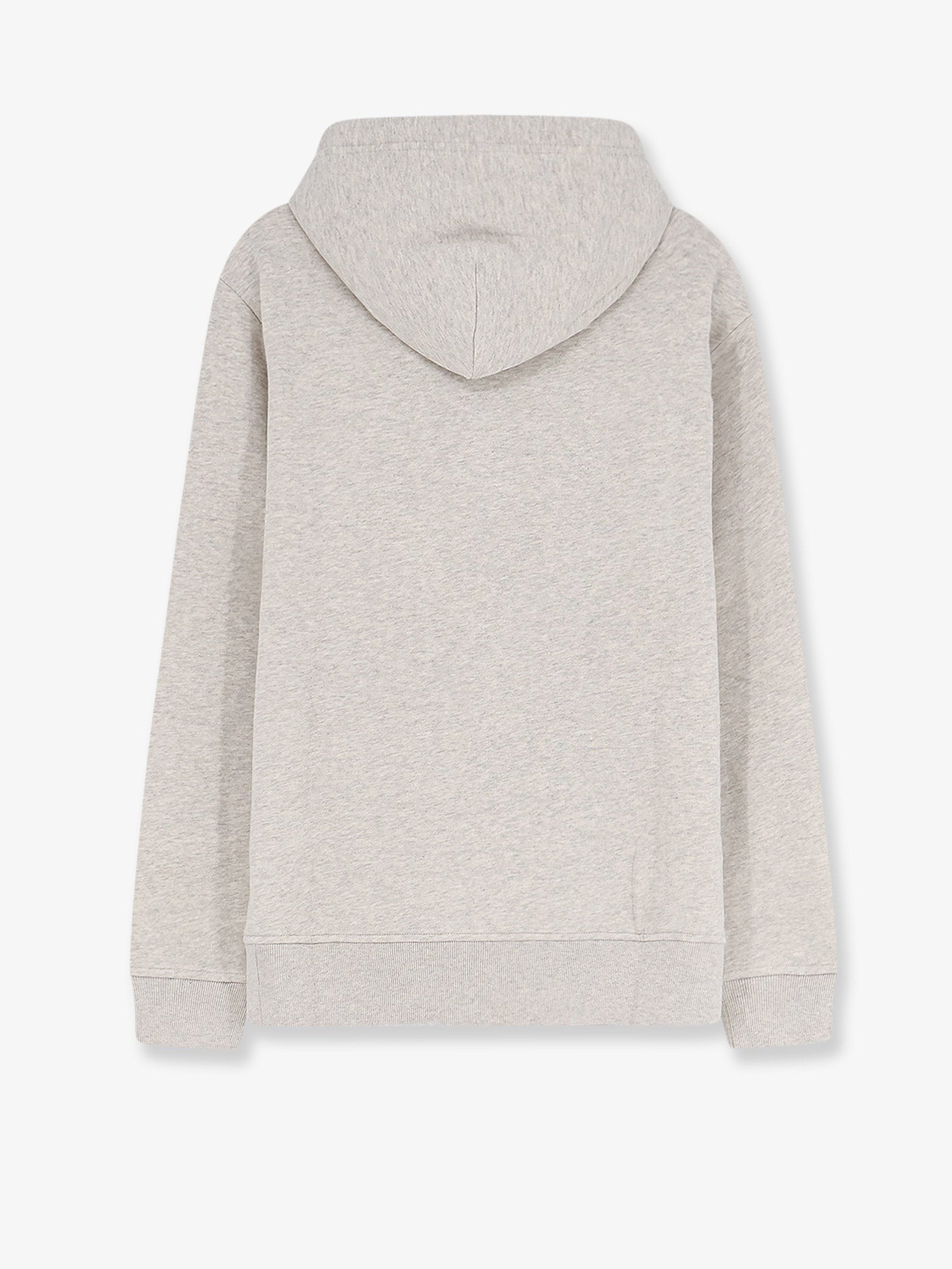 Hooded cotton blend sweatshirt