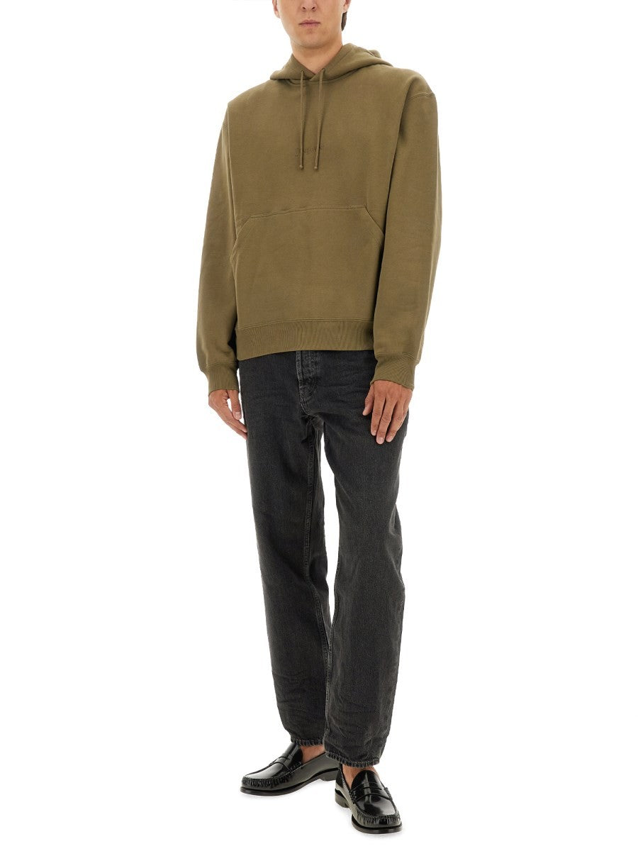 Saint Laurent HOODED SWEATSHIRT WITH LOGO