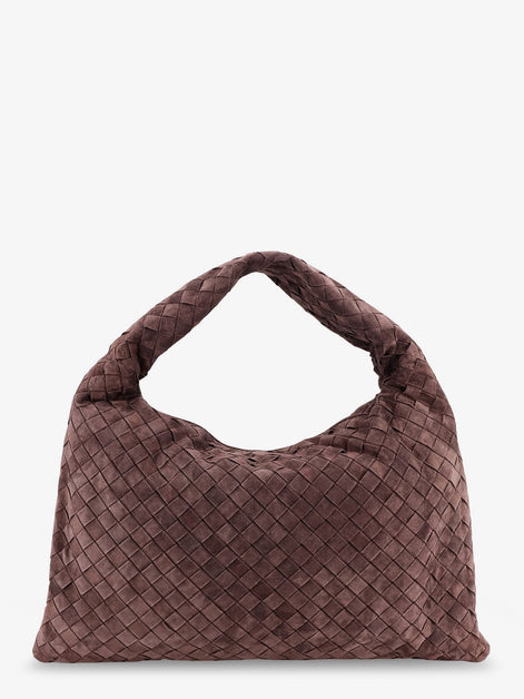 Hop leather shoulder bag with Intrecciato effect