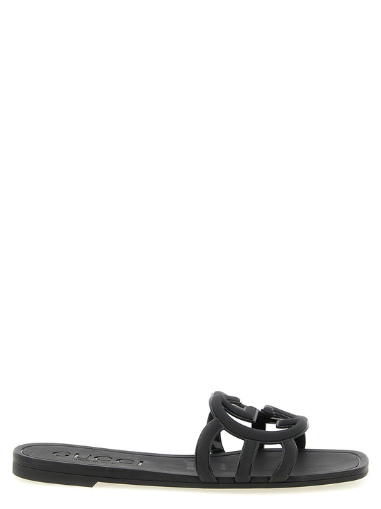 'Incrocio GG' sandals - 'Gucci Lido' line