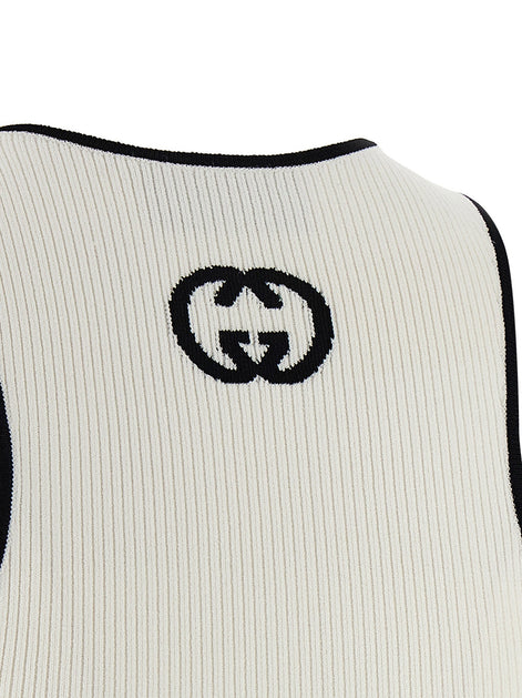 'Incrocio GG' tank top