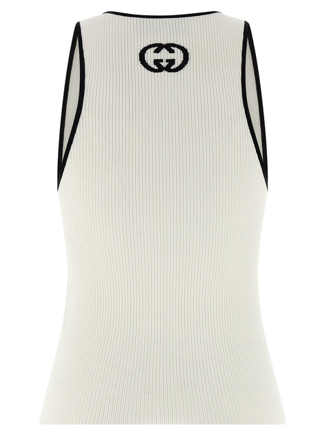 'Incrocio GG' tank top