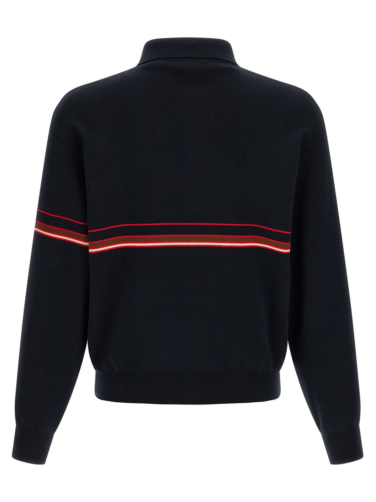 Versace Inlaid striped polo shirt