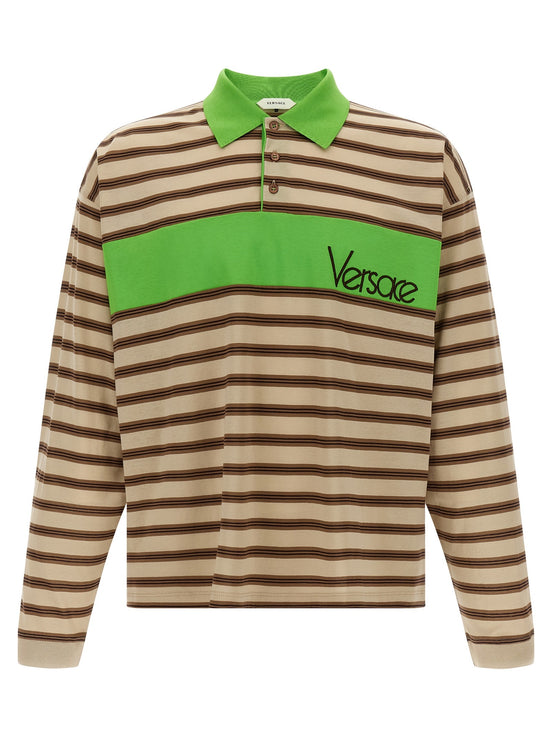 Intarsia polo shirt