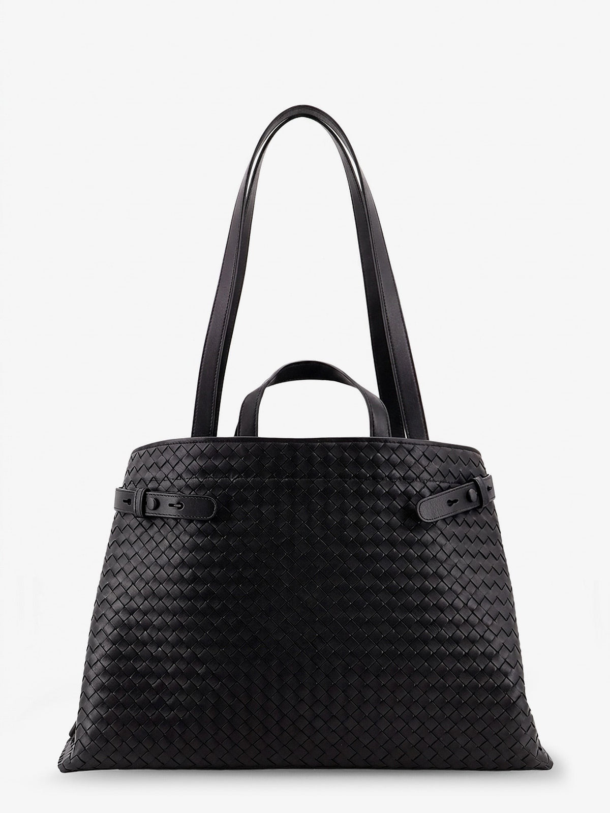 Intreccio leather shoulder bag