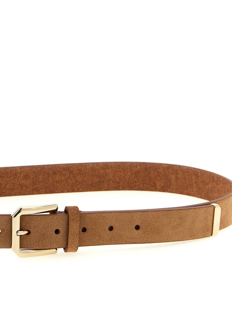 Brunello Cucinelli Inverted leather belt