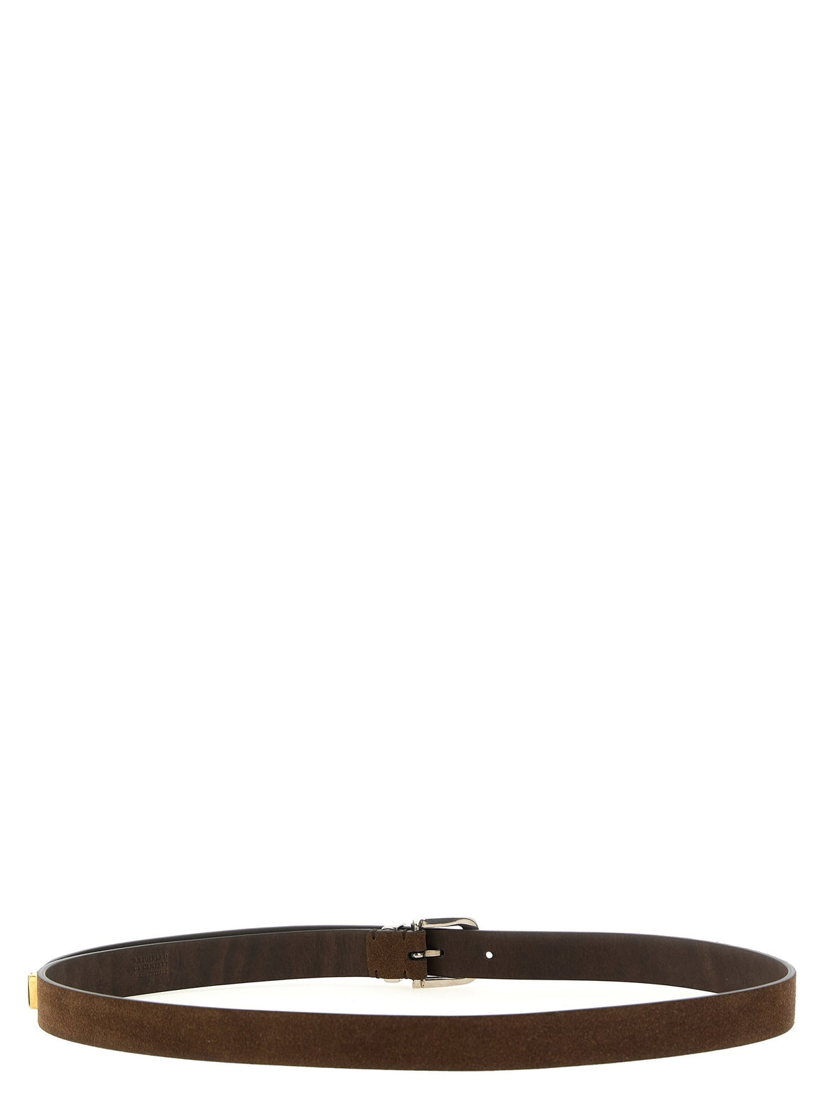 Brunello Cucinelli Inverted leather belt