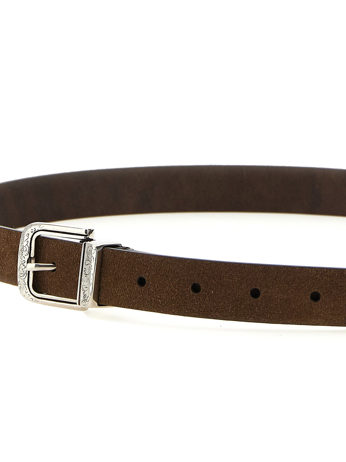 Brunello Cucinelli Inverted leather belt