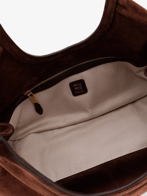 Miu Miu Ivy suede handbag
