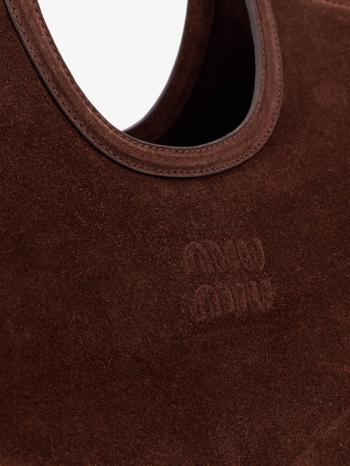 Miu Miu Ivy suede handbag