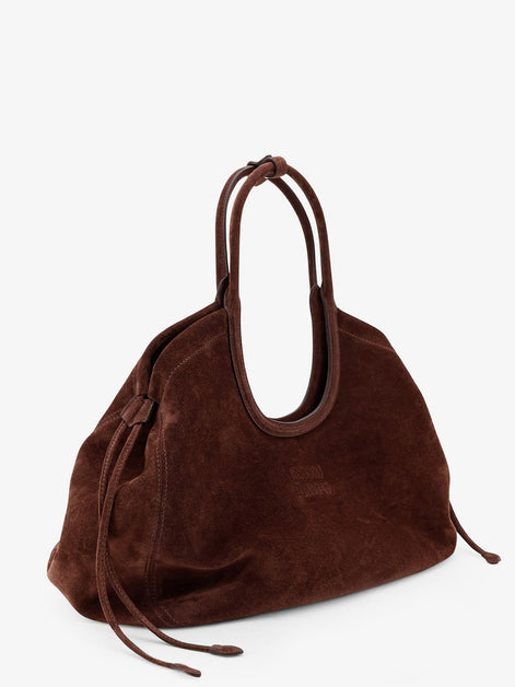 Miu Miu Ivy suede handbag