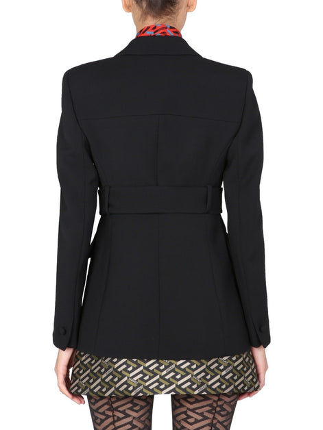 JACKET WITH MEDUSA BUTTON