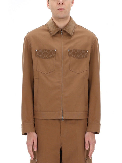 Gucci JACKET WITH ZIPPER AND COLLAR