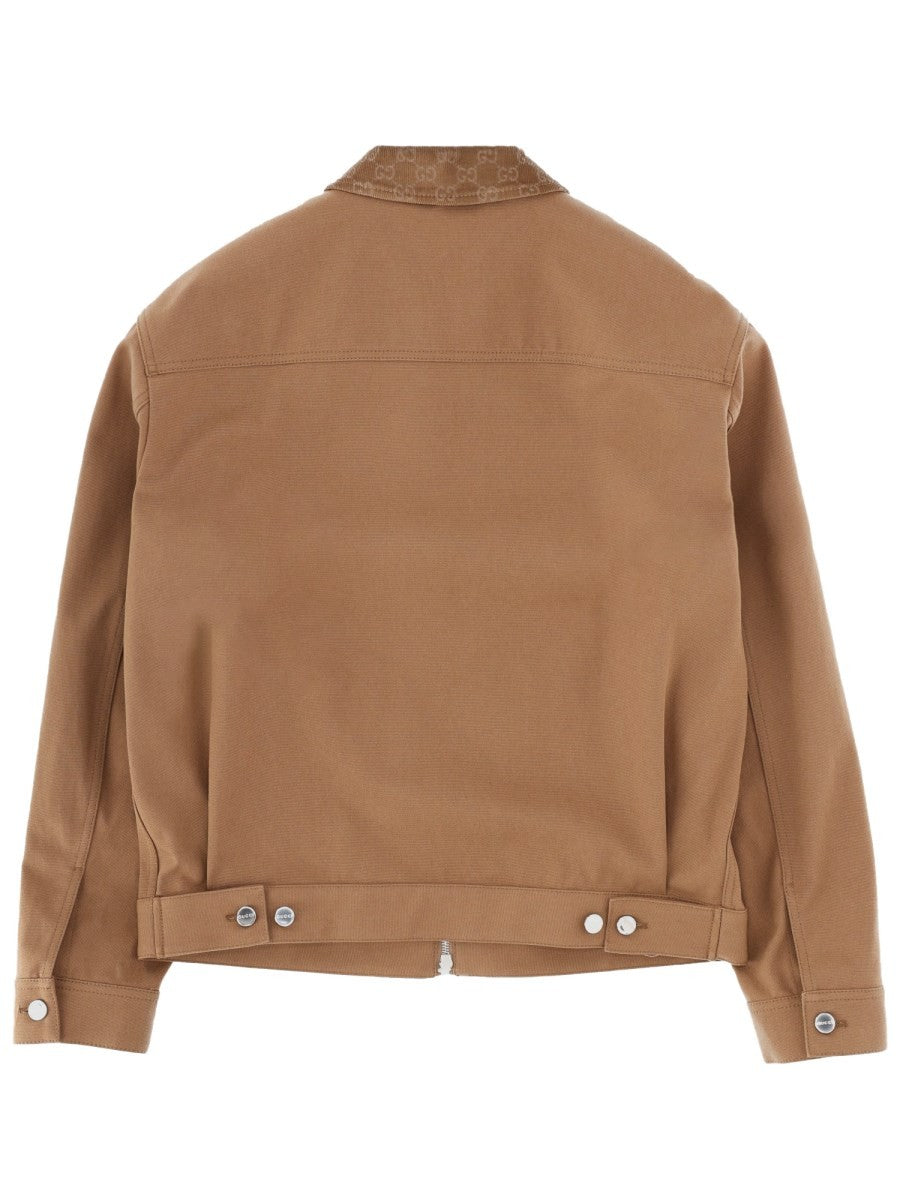 Gucci JACKET WITH ZIPPER AND COLLAR