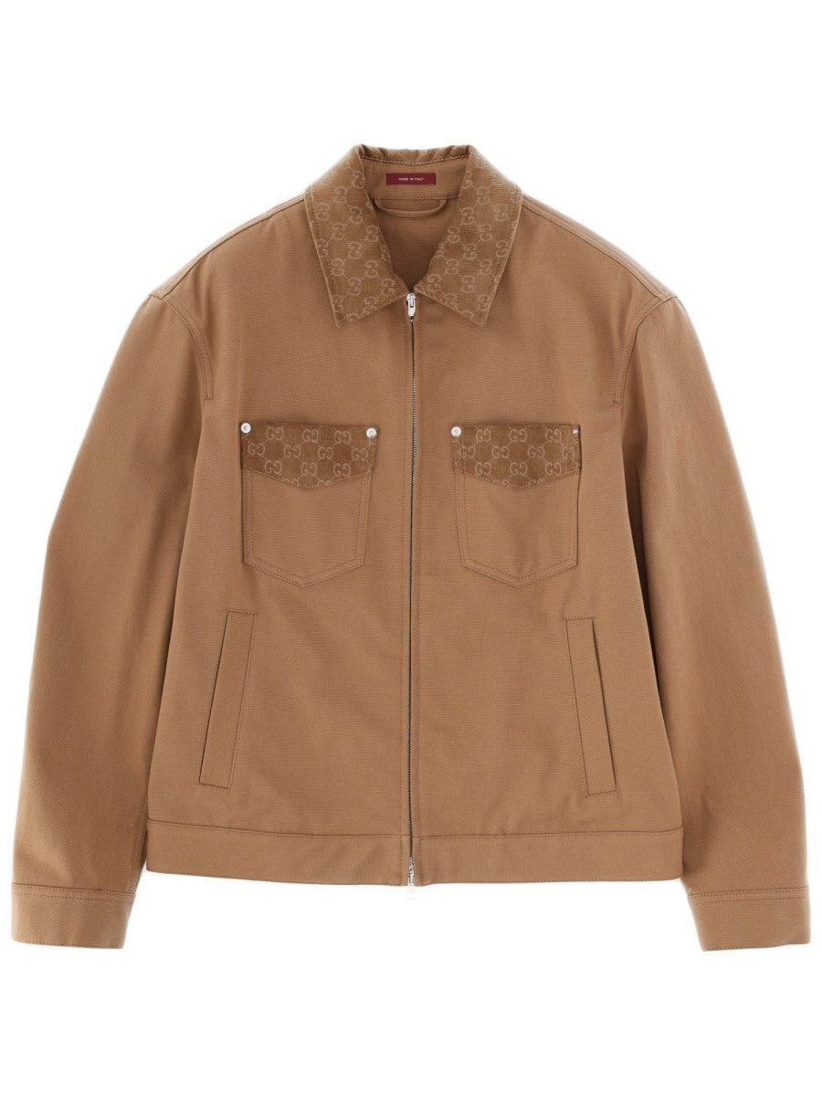 JACKET WITH ZIPPER AND COLLAR