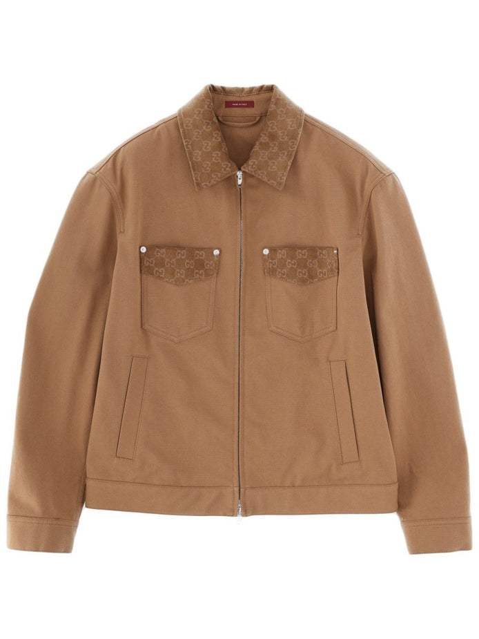 JACKET WITH ZIPPER AND COLLAR