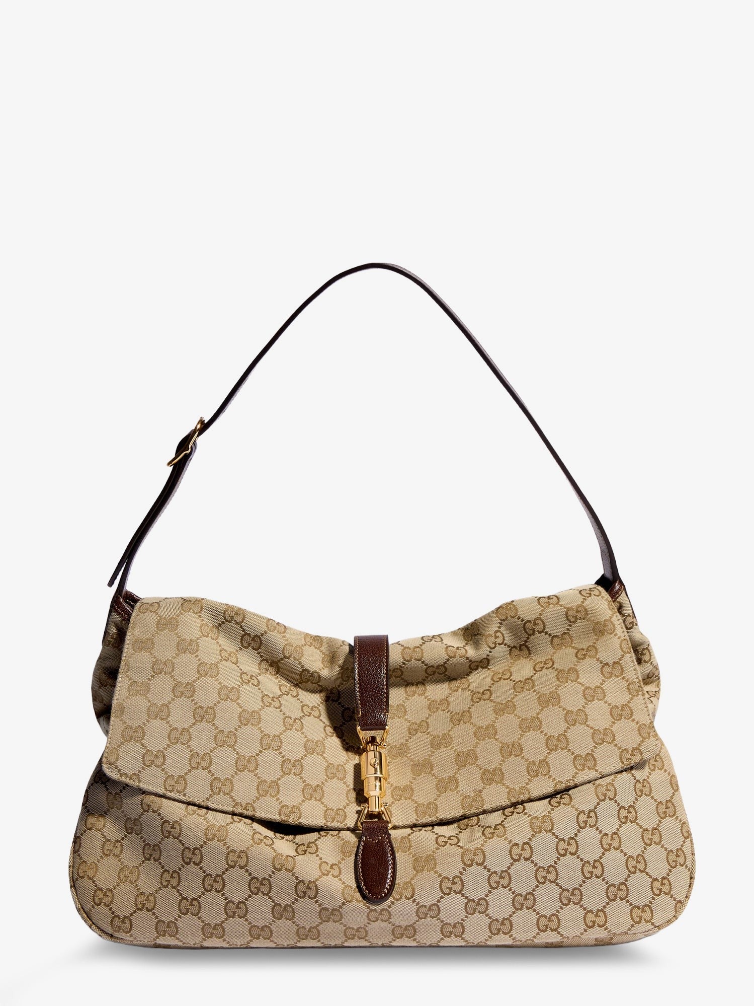 Jackie Flap GG canvas shouder bag