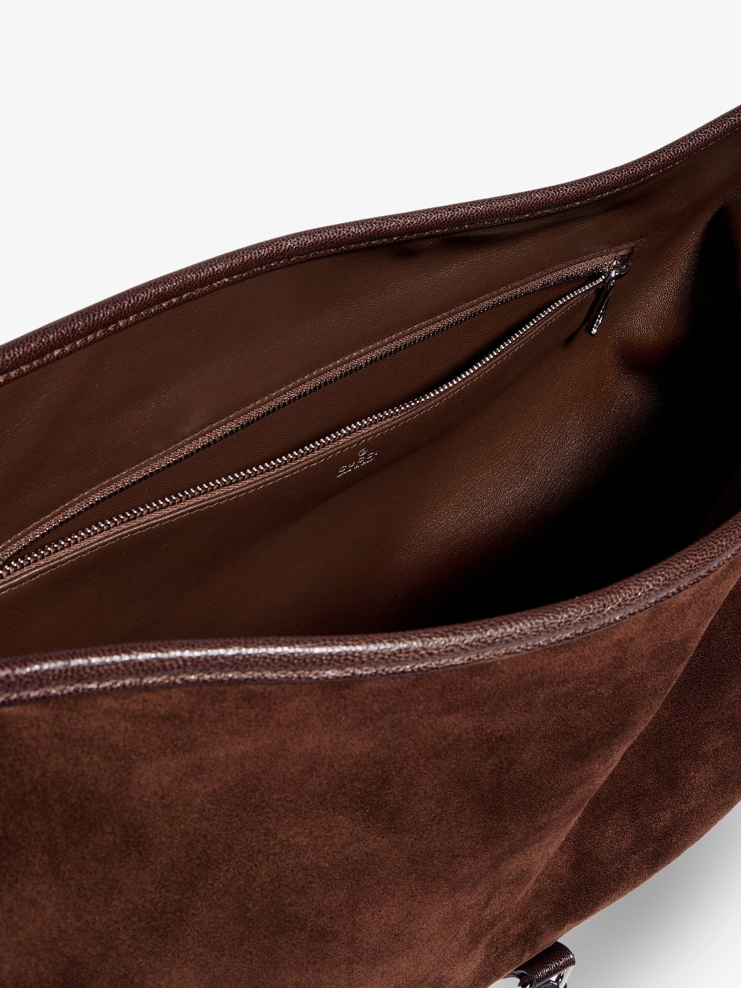 Jackie Flap suede shoulder bag