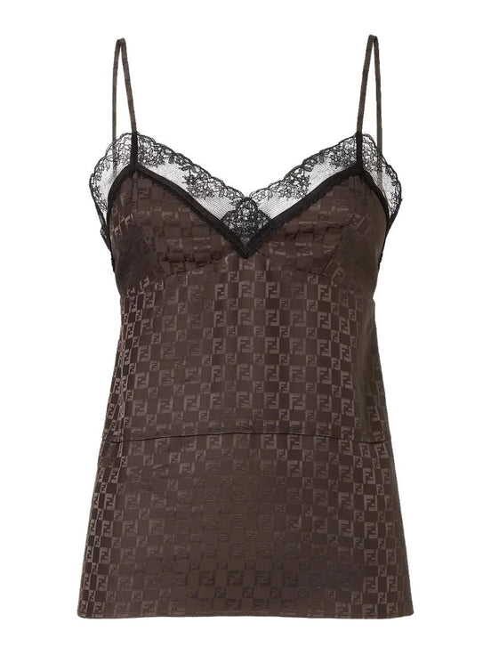 "JACQUARD FF" TOP