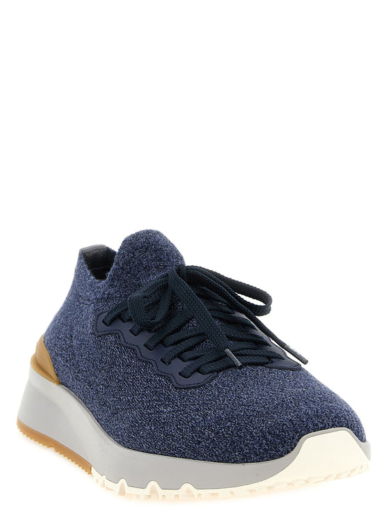 Jacquard knit sneakers
