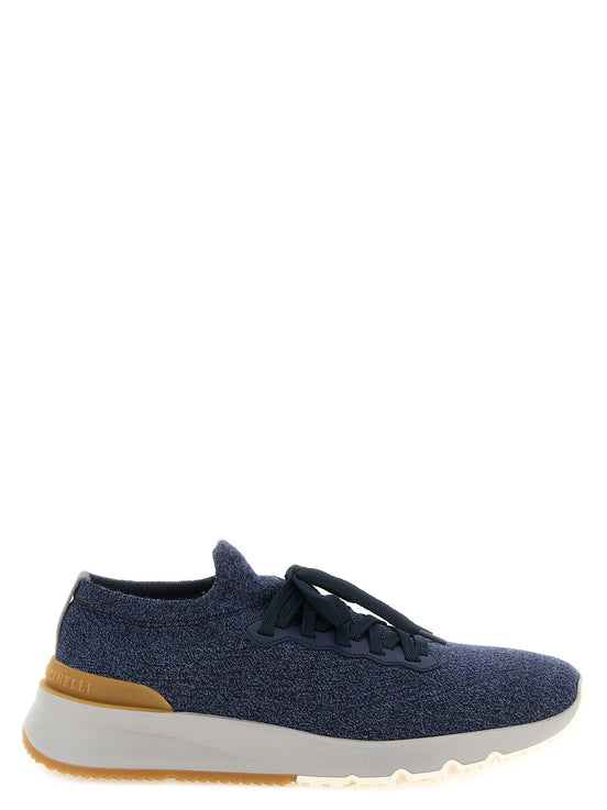 Jacquard knit sneakers