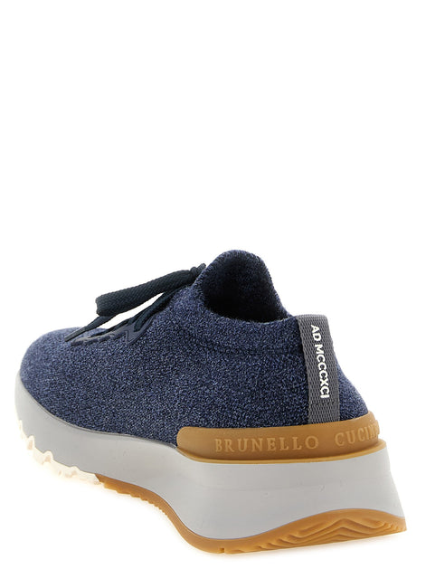 Jacquard knit sneakers