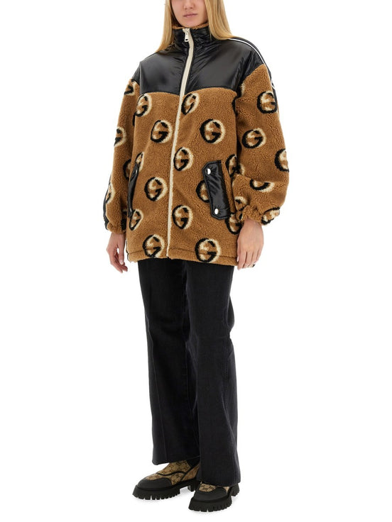JACQUARD ZIPPER JACKET