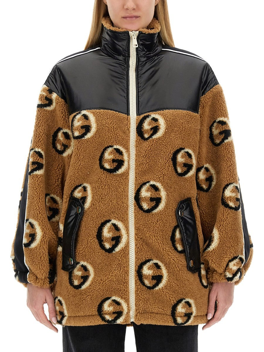JACQUARD ZIPPER JACKET