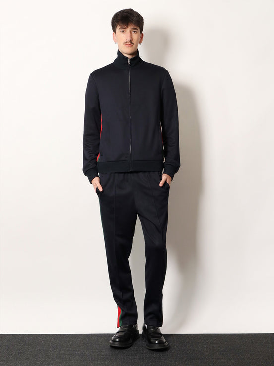 Gucci Jersey sweatshirt with lateral Web Band