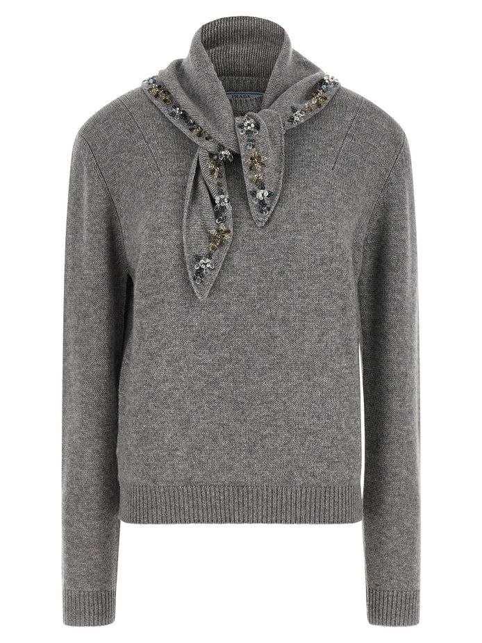 Jewel bandana sweater