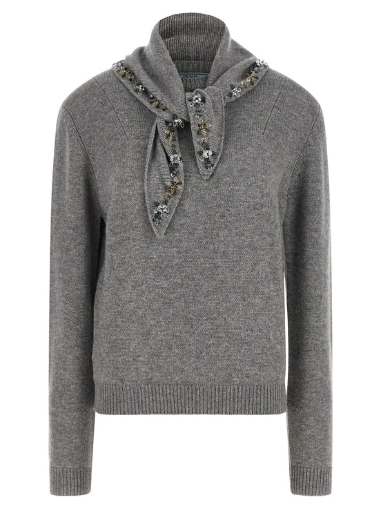 Jewel bandana sweater