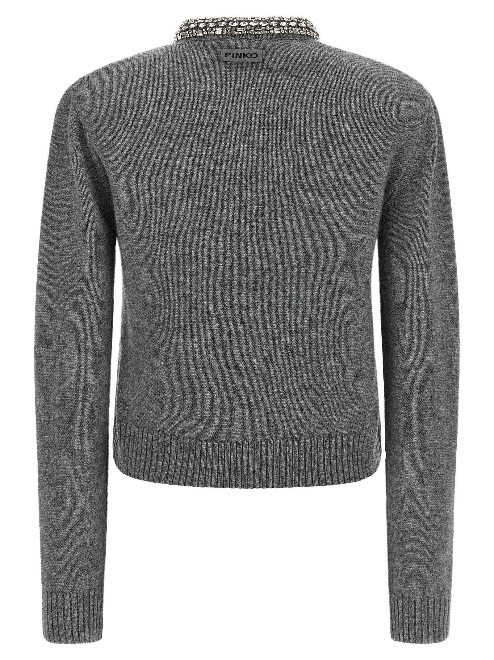 Jewel collar cardigan