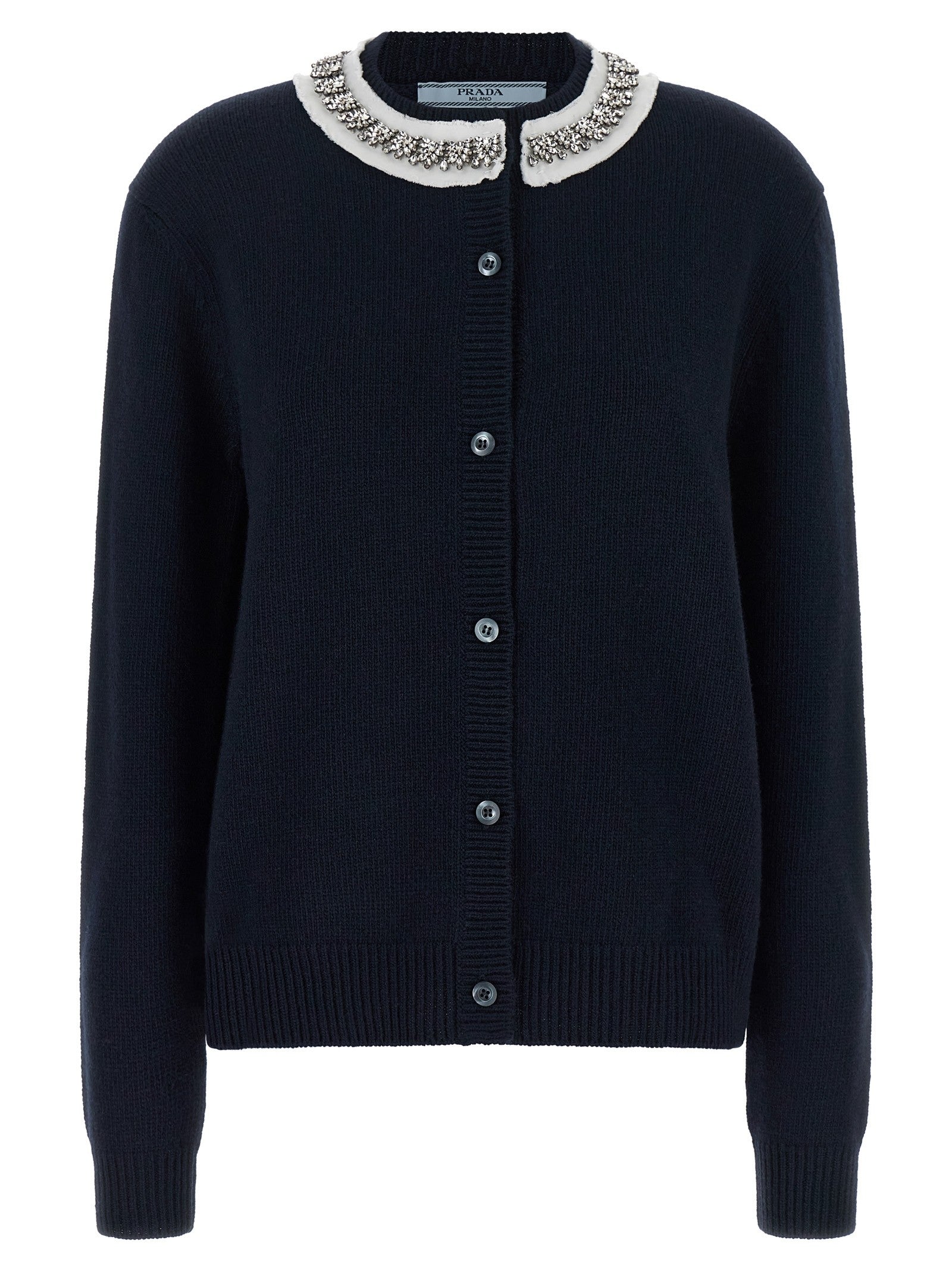Jewel collar cardigan