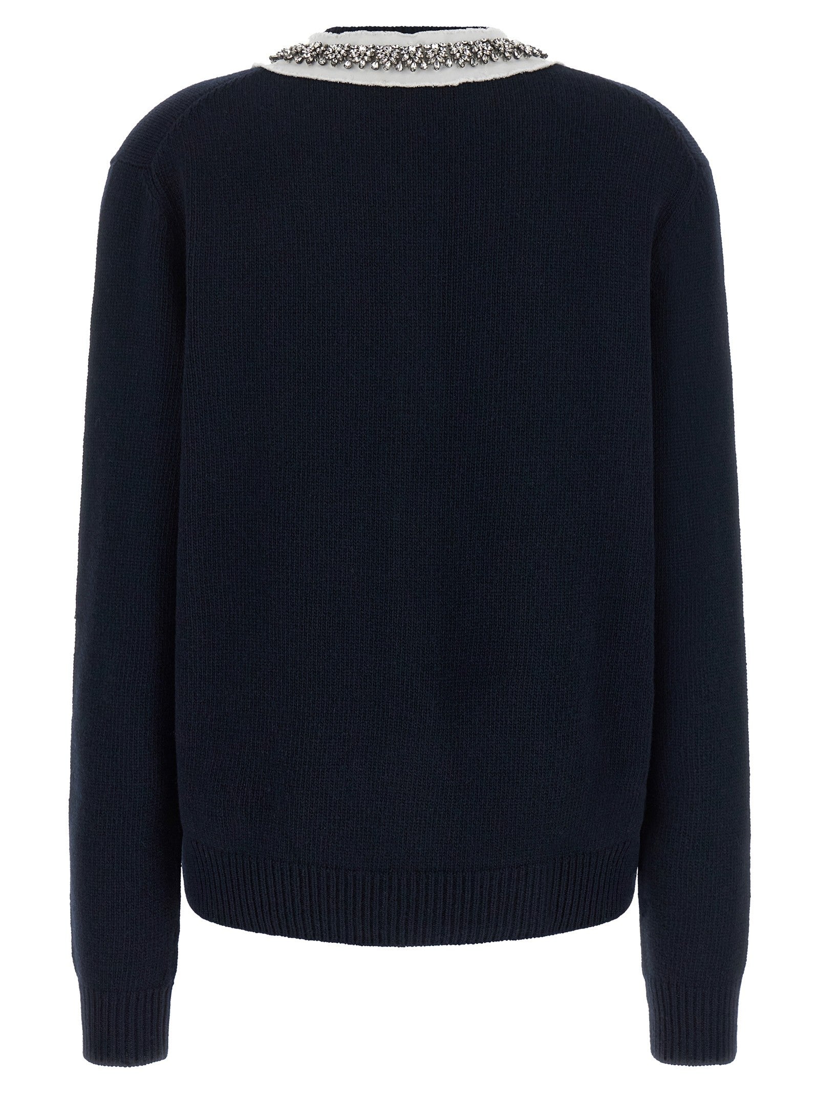Jewel collar cardigan