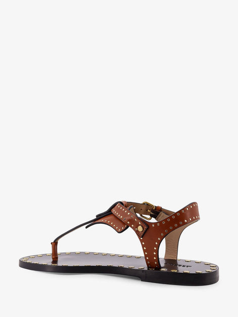 Joonya flat leather sandals