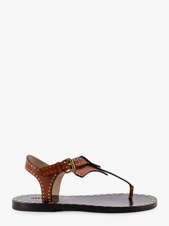Joonya flat leather sandals