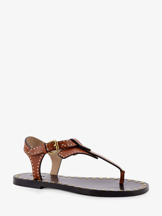 Joonya flat leather sandals