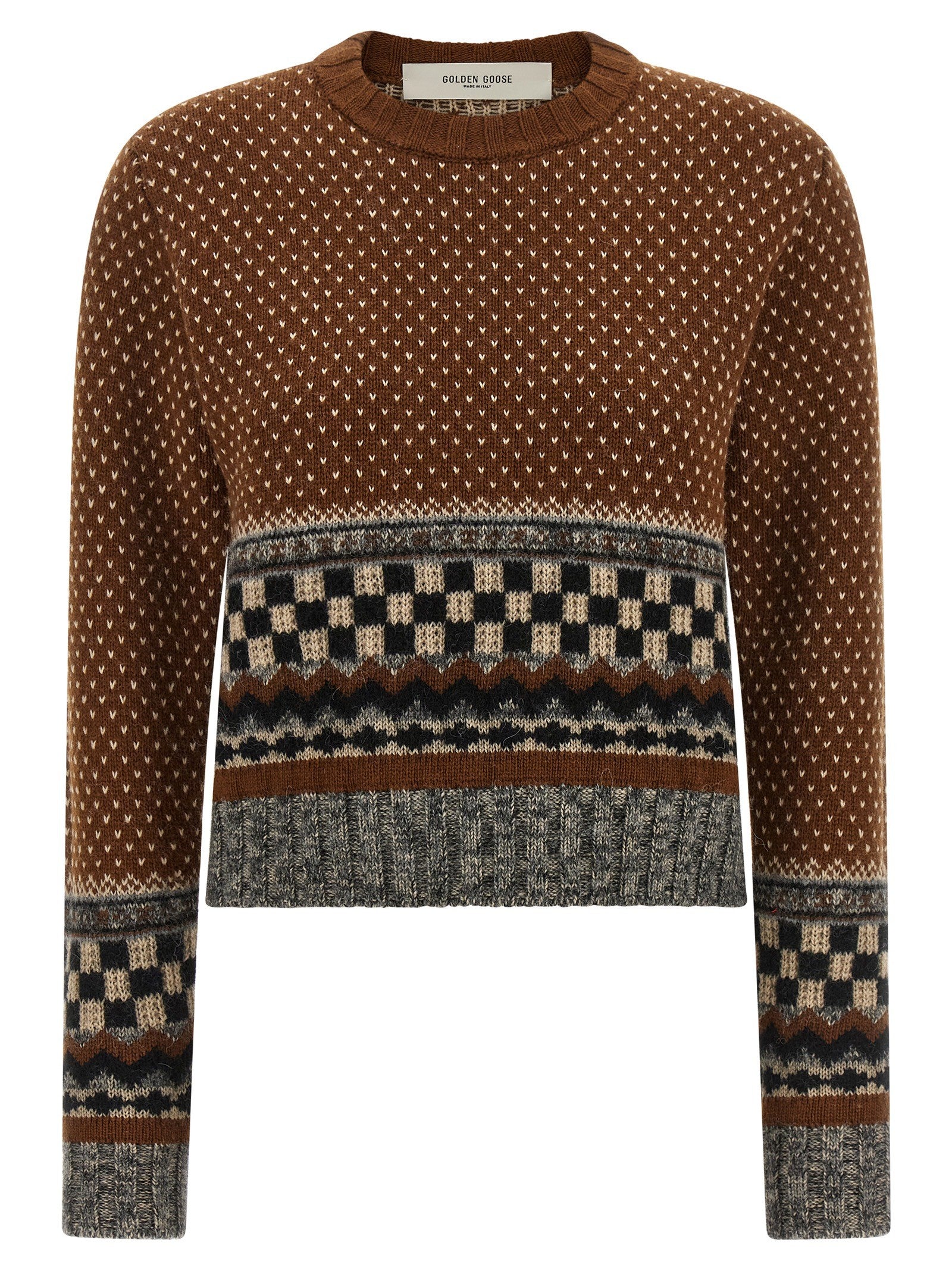'Journey' jacquard sweater