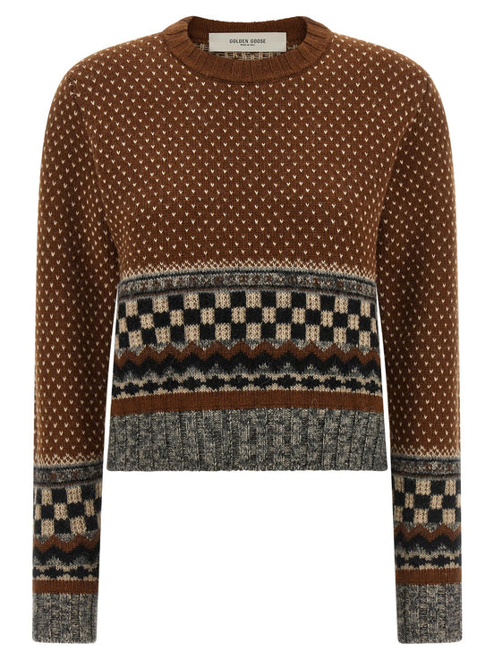 'Journey' jacquard sweater