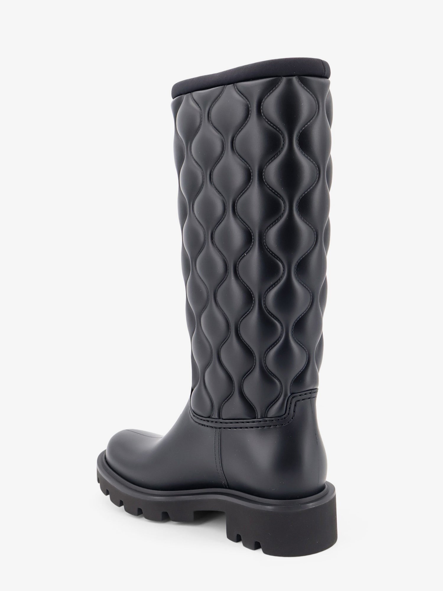 Kickstream Quilt PVC and neoprene rain boots