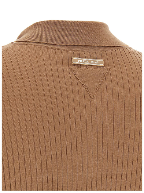 PRADA Knitted polo shirt