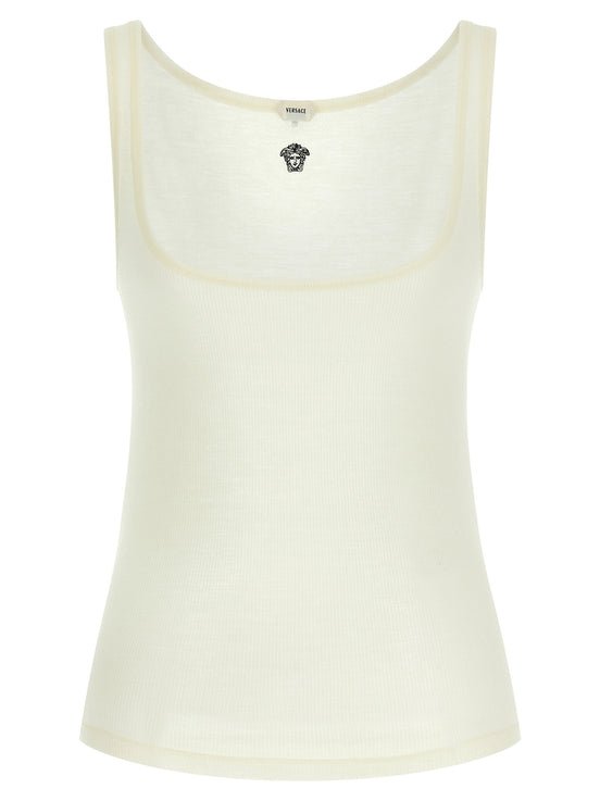 'La Medusa' embroidery top
