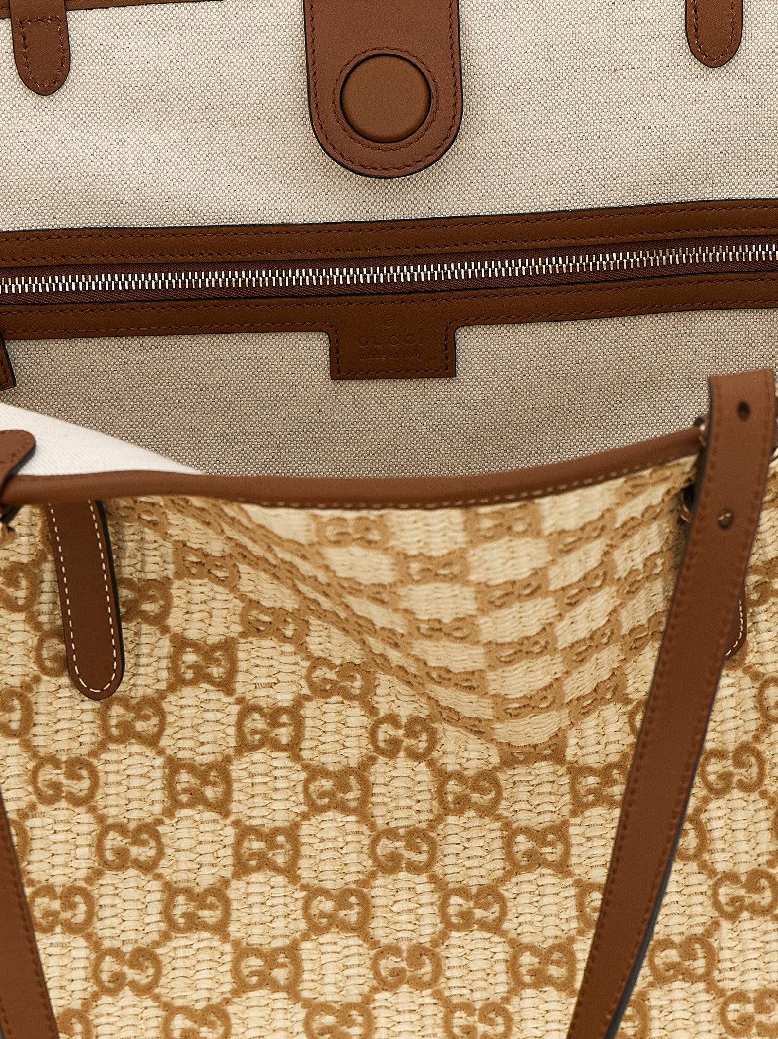 Large woven shopping bag